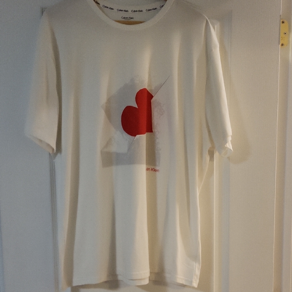 Calvin Klein Men White Sleepwear Top